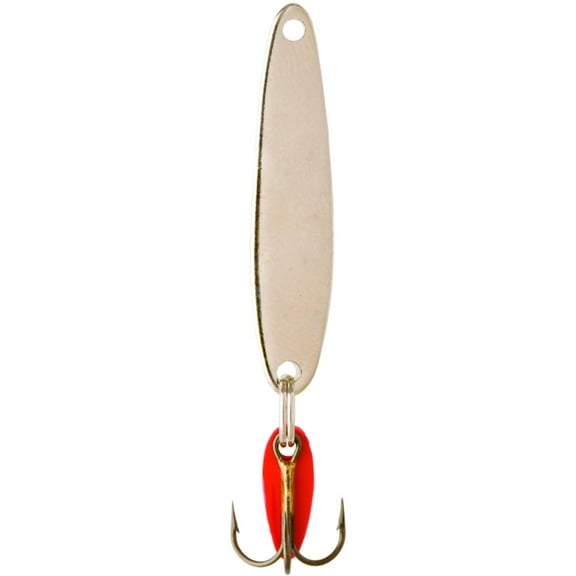 Bay de Noc Swedish Pimple Jigging Spoon 1/2oz Nickel