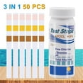 thumbnail image 4 of HaoXun 3-in-1 Pool Spa Water Test Strips for pH, Bromine, Hardness | High Precision Water Testing Kit with 50 Strips | Fast pH 6.8-8.4, Bromine 0-22, Total Hardness 0-100, Total Alkalinity 0-240, 4 of 9