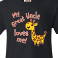 thumbnail image 4 of Inktastic My Great Uncle Loves me- cute giraffe Youth T-Shirt, 4 of 5