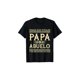 thumbnail image 1 of PAPA Men's Tshirt Tengo Dos Titulos Papa & Abuelo Grandfather Father's T-Shirt Black 100% Cotton Crew Neck Short sleeve Summer Graphic Tee, 1 of 7