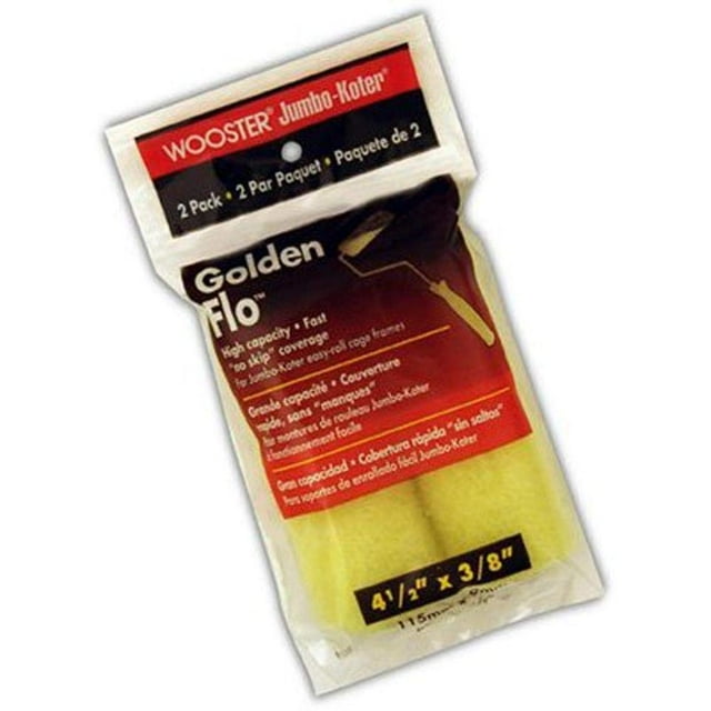 Rodillo de pintura Wooster RR315-4 1/2 4-1/2 Jumbo-koter GOLDENFLO