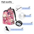 thumbnail image 4 of Lsque Sanrio Pattern Canvas Daypack, Durable Backpack, High-quality Versatile Backpack,Vintage Compact Backpack-Small, 4 of 6