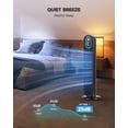 thumbnail image 2 of NFTIGB Oscillating Tower Fan for Home, Quiet Fans with Remote, 9H Timer, 3 Speeds, 29 inch, Black, New, 2 of 7