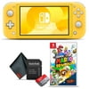 Nintendo Switch Lite (Yellow) with Super Mario 3D World + Bowser's Fury Game