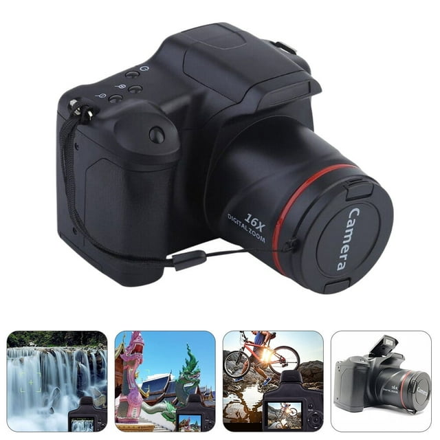 Cámara digital para fotografía, recargable, de 16 MP, con pantalla LCD de 2,4" y zoom digital de 16x para niños, adolescentes y personas mayores.