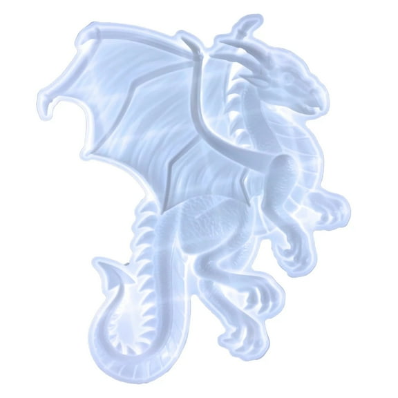 Dragon Silicone Mold for Epoxy Resin Resin Casting 3D Animals Statue Wall Hanging Home Decor Resin Crafting DIY Project Gift for Men Woman Holiday Birthday Party Room Decor