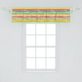 thumbnail image 2 of Ambesonne Colorful Window Valance, Brush Marks Design, 54" X 12", Multicolor, 2 of 3