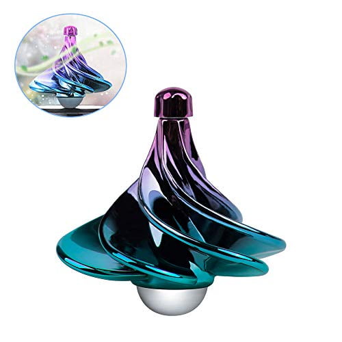 Unique Gift Desktop Gyro,Wind Blow Turn Gyro Stress Relief Toy for Kids and Adults UOOE Accurate Spinning Top,Wind Gyro,Airflow Spinning Gyro