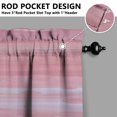 thumbnail image 3 of Abstract Oil Paiting Watercolor Kitchen Curtains - Vintage Tier Cafe Curtains for Bathroom Living RV Rod Pocket Window Drapes 36 Inch 2 Panels Set 28"x36" Window Treatment Tiers, 3 of 4