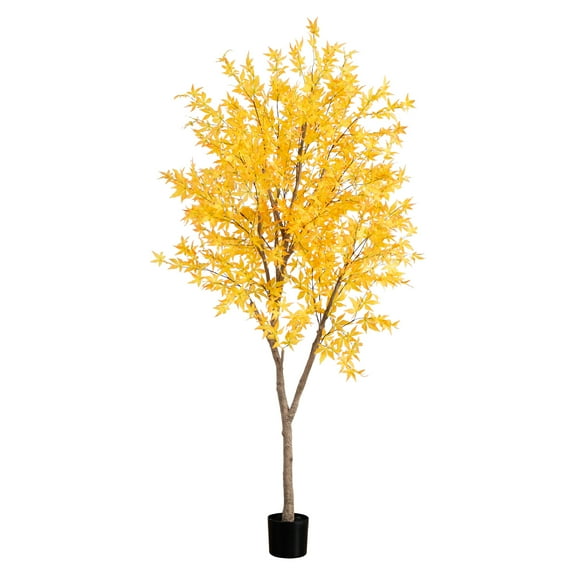 Nearly Natural Maple Artificial Potted Tree - 8' - Unlit