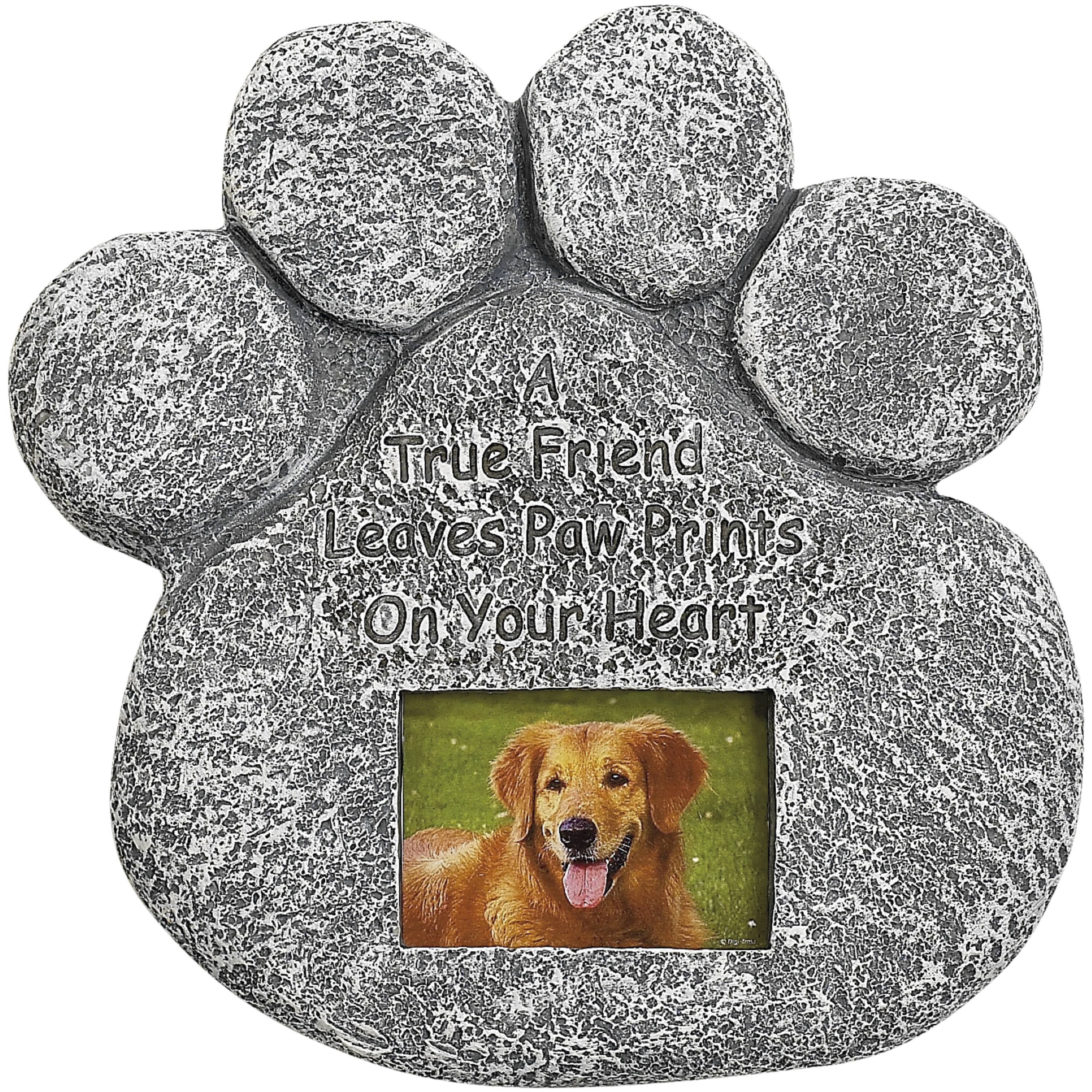 Dog Paw Photo Tombstone
