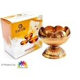 thumbnail image 4 of [ Lámpara de aceite Diya para Puja de Diwali, Artesanía de Latón Puro Virgen ], 4 of 8