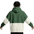 thumbnail image 5 of Men's Hoodie Drawstring Hooded Long Sleeve Color Block with Kangaroo Pocket Soft Touch Pullover Basic Top for Fall Winter Everyday Wear and Weekend Outings Army Green 2XL, 5 of 6
