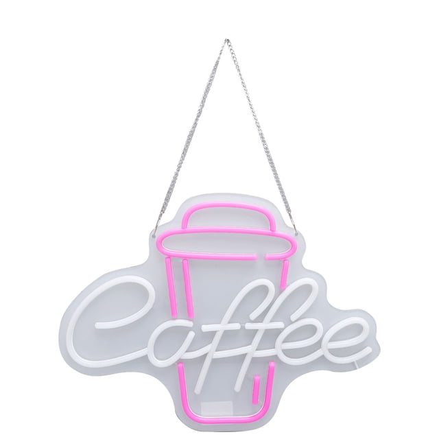 Señal de Neón, Café que ahorra energía luz de neón para la fiesta