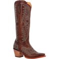 thumbnail image 1 of Bota Durango Crush Western de piel de caoba para mujer, talla 11, 1 of 7