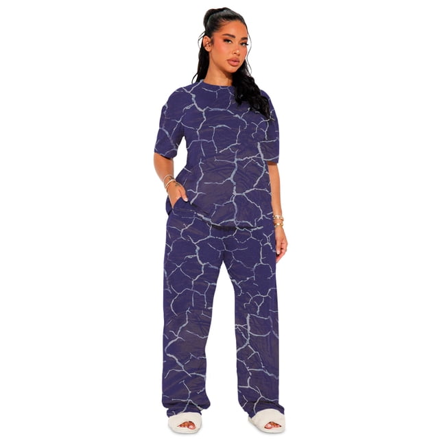 Conjunto De Pijama Shendy Vendy 2 Piezas Para Mujer Elegante Camisa Pantalon
