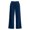 Navy, variant on Women's Velour Straight Leg Vintage Pants Fall Elastic Waist High Rise Loose Fit Soft Fashion Casual Trousers With Pockets