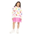 thumbnail image 2 of Valentine's Day Girls Graphic Hoodie Tutu Dress from Way To Celebrate, Sizes 4-16, 2 of 6