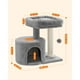 thumbnail image 4 of FEANDREA Árbol para Gatos, Torre para Gatos con Postes rascadores Cubiertos de sisal, Cama para Gatos y Cueva, condominio para Gatos de Interior, 19.3 x 12.6 x 19.1 Pulgadas, Gris Claro, 4 of 5