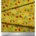 thumbnail image 2 of Soimoi Velvet Fabric Mix Fruits Fabric Prints by Yard 58 Inch Wide, 2 of 3
