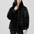 thumbnail image 3 of Scyoekwg Women's Winter Windproof Jackets Warm Thicken Parka Jackets Hooded Long Sleeve Thermal Quilted Jackets with Pockets (Black,XXL), 3 of 4