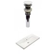 thumbnail image 1 of American Imaginations 31.73-in. W 3H4-in. Ceramic Top Set In White Color - Overflow Drain Incl. AI-30700, 1 of 8