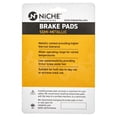 thumbnail image 3 of Niche Rear Center Brake Pad Set for Yamaha Grizzly 660 Semi-Metallic ATV 519-KPA2248D, 3 of 7