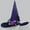 Purple, variant on ZQUUVOU Women's Halloween Wrinkled Witch Hat Party Witch Hat Cloth Witch Hat Makeup Prop Purple