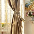 thumbnail image 4 of 2 alzapaños para cortinas, alzapaños de modelado aleatorio, alzapaños para cortinas, gancho de cuerda decorativo para ventanas opacas y paneles transparentes, dorado, 4 of 5