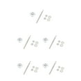thumbnail image 2 of Wweixi Car Modification Sleek And Lightweight Hood Lock Various Styles Offered Electroplated silver DP17-32 5Set, 2 of 6