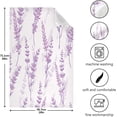 thumbnail image 3 of Coolnut Beautiful Lavender Kitchen Dish Towel Set of 1, Super Soft Absorbent Cleaning Cloth, Reusable Quick Drying Kitchen Towel for Home, Kitchen Washcloth Gift, 3 of 7
