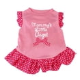 thumbnail image 2 of Pet Dog Dress Dog Clothes Girl Puppy Shirt Yorkie Clothes Cute Doggie Dress Pet Apparel for Small Dogs and Cats (Pink Angel, M), 2 of 4