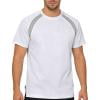 Dagugfen Workout Shirts for Men Short Sleeve Crewneck Tee Shirts Breathable Quick Drying Basketball Training Tops