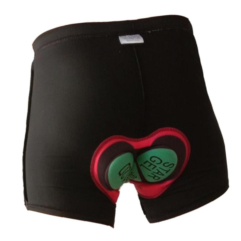 Details about   3D Padded Men Women Cycling Underwear Bicycle Riding Shorts Black Pants* 