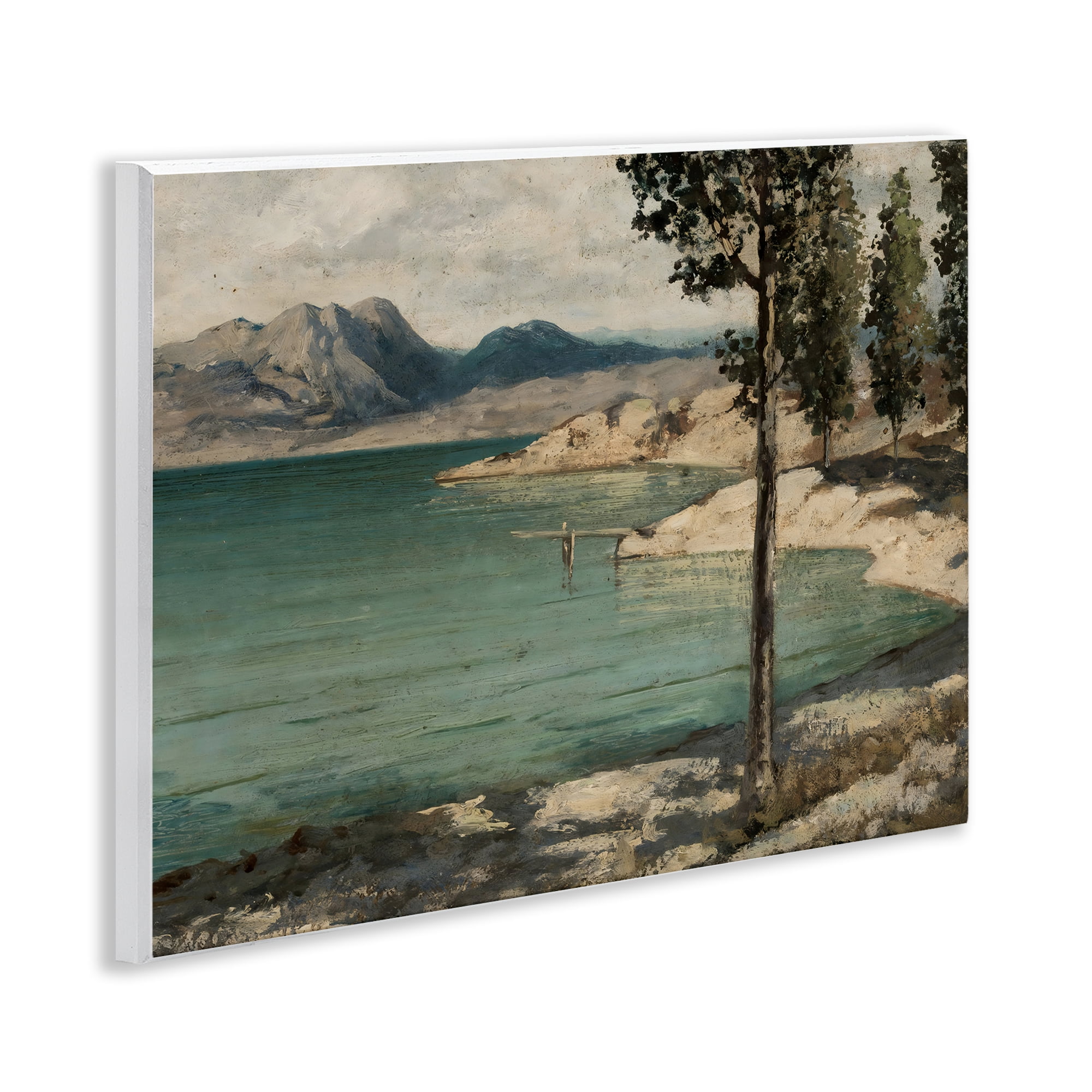 Stupell Industries Tranquil Shore with Trees Wall Plaque Art, design by Arlington Prints