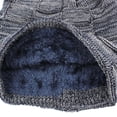 thumbnail image 2 of Fleece Lining Knitted Hat Winter Geometric Patterns Beanie Adult Unisex Winter Beanie Hat with Fleece Lining Geometric Design, 2 of 5