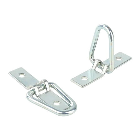 2 Sets Tie Down Anchors Lashing Rings Cargo Trailer Anchors Heavy Duty Galvanized Iron for Securing Loads on Trucks