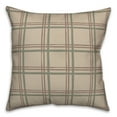 thumbnail image 2 of Creative Products Holiday Plaid on Brown 18 x 18 Spun Poly Pillow, 2 of 3