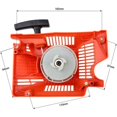 thumbnail image 4 of Single Recoil Starter 45CC 52CC 58CC for Chinese Chainsaw 4500 5200 5800 Red, 4 of 5