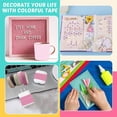 thumbnail image 4 of Juego de cintas 10 rollos de cintas decorativas para artes, manualidades, diarios, planificadores, álbumes de recortes, envoltorios, 4 of 5