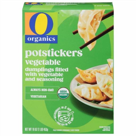 O O Organic Vegetable Potstickers, Vegetarian, 16 oz