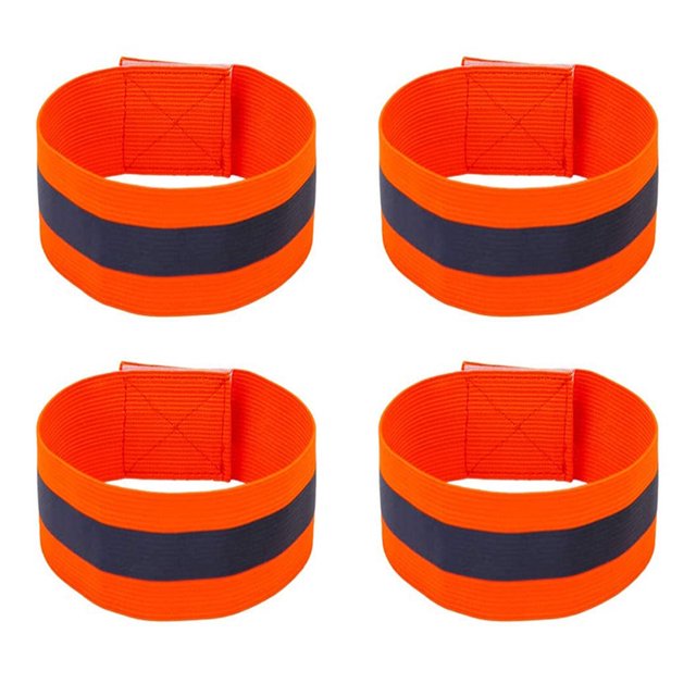 Inboat Reflective Bands for Arm, Ankle, Leg and Wrist. High Visibility Reflective Gear for Running, Night Walking and Cycling. Safety reflector straps. Very Large Reflective Surface Area