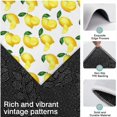 thumbnail image 3 of Yellow Lemon Fruit Slices White Pattern Kitchen Rugs Sets Of 3,Kitchen Runner Rugs Non Skid Washable,Decorative Kitchen Floor Mats for Kitchen,Sink,Laundry,17"x30"+ 17"x47" + 17"x59", 3 of 6