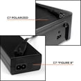 thumbnail image 4 of THE CIMPLE CO - Two Pack of Power Cords - Includes Polarized and Figure 8 - 2 Prong 6ft, 4 of 9