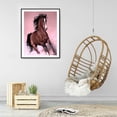 thumbnail image 4 of Cuadros Decorativos Kit de pintura de diamantes 5D DIY caballo corriendo mosaico de diamantes redondo completo Sywqhk Nuevos Originales, 4 of 9