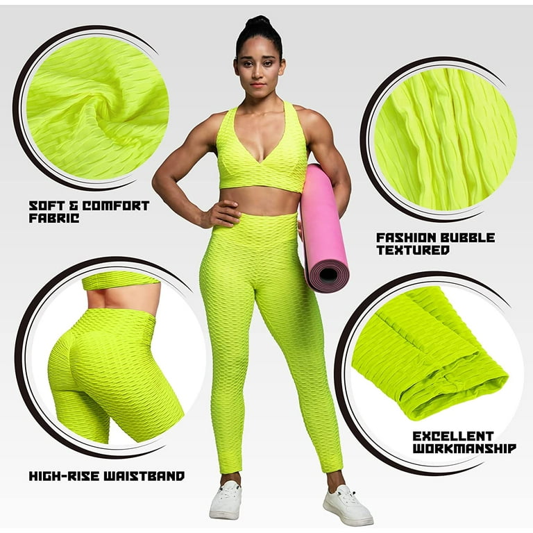 Push-Up Fitness Bra - Neon – Lift Leggings