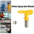 thumbnail image 6 of tooloflife Tungsten Steel Airless Spray Tip Nozzle for Airless Paint Spray Guns Airless Sprayer Spraying Machine 16 Choice Yellow, 6 of 6