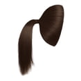 thumbnail image 2 of Extensión de moño para cabello, extensión de falsa de densidad para fiesta, uso diario, mujeres Marrón claro Yuyangstore Moño, 2 of 8