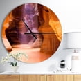 thumbnail image 2 of DesignArt Upper Antelope Canyon Large Wall Clock, 2 of 2
