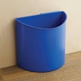 thumbnail image 5 of Safco® Deskside Recycling Receptacles, 14 Gallons, 13 1/2"H x 13"W x 8"D, Black/Blue, 5 of 5